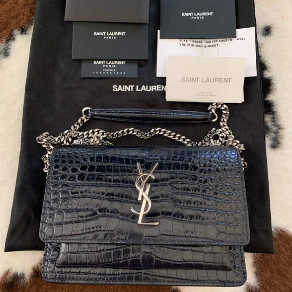 Yves Saint Laurent Handbags - Saint Laurent YSL Minibag Sunset Chain Crossbody Bag